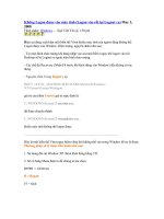 Tài liệu Không Logon được vào máy tính ppt