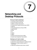 Tài liệu Networking and Desktop Protocols docx