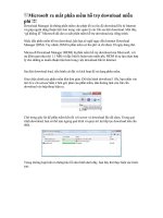 Bài soạn Microsoft ra mắt phần mềm Download miễn phí