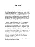 Tài liệu Rock là gì? ppt