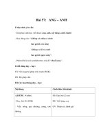 Tài liệu Tiếng việt lớp 1 - Bài 57: ANG – ANH pptx
