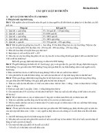 Gián án Ôn thi Đại học phần quy luật di truyền