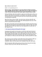 Tài liệu Một số điều cần biết về IE 8 doc