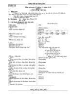 Bài soạn GA lớp 3 -tuần 16