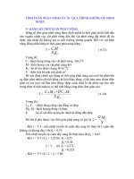 Tài liệu TÍNH TOÁN NHIỆT Chương 6c doc