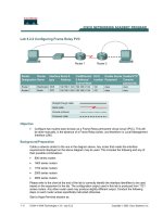 Tài liệu Lab 5.2.2 Configuring Frame Relay PVC doc