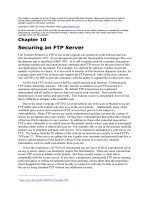 Tài liệu Securing an FTP Server pdf