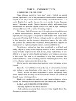 Identifying common errorss in written english of students of english at the intermediate level 