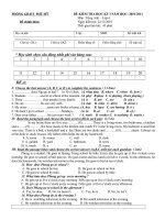 Bài giảng Anh van 9 -HKI - 2010/2011