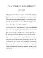 Tài liệu LUYỆN ĐỌC TIẾNG ANH QUA TÁC PHẨM VĂN HỌC-THE ADVENTURES OF HUCKLEBERRY FINN CHAPTER 4 doc