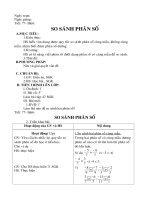 Gián án giáo án số học từ tiết 77 đến 90