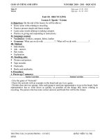 Bài soạn GIÁO ÁN 8 - TUẦN 22