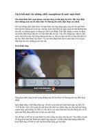 Cách hồi sinh cho những chiếc smartphone bị xước màn hình 