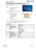Tài liệu KRONE - Datasheet - Cat 5e - Cable - 4pr FTP HighWire Bronze 350Mhz docx