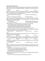 Gián án Đề thi đại học thử