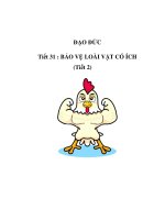 Tài liệu BẢO VỆ LOÀI VẬT CÓ ÍCH (Tiết 2) pptx