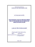 Giải mã phân đoạn a hệ gen các chủng virus gumboro phân lập ở việt nam nhằm cung cấp nguồn gen cho nghiên cứu vaccine thế hệ mới 