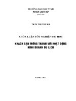 Khách sạn mường thanh với hoạt động kinh doanh du lịch luận văn tốt nghiệp đại học 