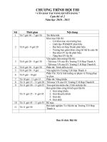 Gián án Hội thi Cô giáo tài năng duyên dáng - cụm 2