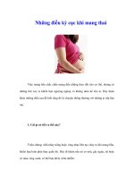 Tài liệu Những điều kỳ cục khi mang thai pptx