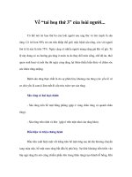 Tài liệu Về “tai hoạ thứ 3” của loài người... doc