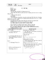 Gián án Luyện tập Bài 1 HH 12 CB chương III