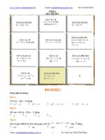 Tài liệu Đề thi violympic toán 8 vòng 1 đến 10