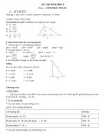 Bài giảng Ôn tập Hình học phẳng Lớp 9