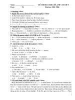 Tài liệu Đề kiểm tra HSG E 9