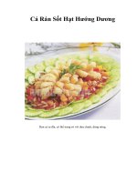Tài liệu Cá Rán Sốt Hạt Hướng Dương doc