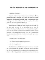 Tài liệu Một số kỹ thuật chăm sóc nhãn cho năng suất cao doc