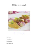 Tài liệu Bò hầm pa-tê gan gà docx