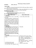 Gián án TẬP ĐỌC: BỐN ANH TÀI