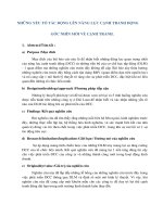 NHỮNG yếu tố tác ĐỘNG lên NĂNG lực CẠNH TRANH ĐỘNG góc NHÌN mới về CẠNH TRANH 