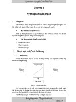 Tài liệu Bài giảng tổng đài điện tử_chương 2 docx