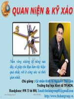 Tài liệu MLM - Quan niệm và kỹ xảo docx