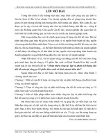 Hoàn thiện công tác lập và phân tích bảng cân đối kế toán tại công ty cổ phần sản xuất và kinh doanh kim khí 