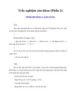 Tài liệu Trắc nghiệm sản khoa (Phần 2) docx