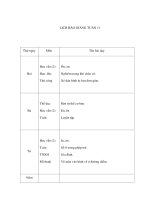 Tài liệu Gíao án tuần 11 pdf