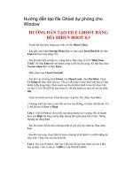 Tài liệu Hướng dẫn tạo file Ghost dự phòng cho Window pptx
