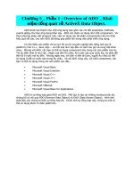 Tài liệu Visual Basic Bách Khoa-Chương 5- Tong quát về ActiveX Data pdf