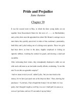 Tài liệu LUYỆN ĐỌC TIẾNG ANH QUA TÁC PHẨM VĂN HỌC-Pride and Prejudice -Jane Austen -Chapter 39 docx
