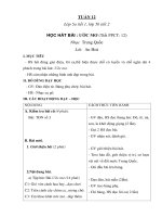 Tài liệu Âm nhạc 1 đến 5 - Tuần 12 pptx