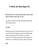 Tài liệu 9 món ăn làm đẹp tóc pptx