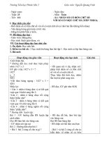 Gián án Giáo án Toán 3 tuần 23, 24