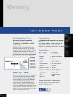 Tài liệu KRONE - Warranty - TrueNet Warranty Program 2003 ppt