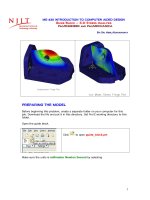 Tài liệu Guide Block – 3-D Stress Analysis Pro/ENGINEER and Pro/MECHANICA docx