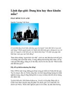 Tài liệu Lãnh đạo giỏi: Dung hòa hay theo khuôn mẫu? docx