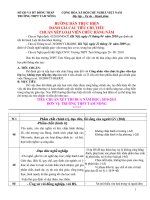 Bài soạn BẢNG HƯỚNG DẪN XẾP LOẠI CÔNG CHỨC