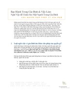 Tài liệu Vấn đề bạo hành trong gia đình & Việc làm - Các quyền hạn pháp lý của bạn doc